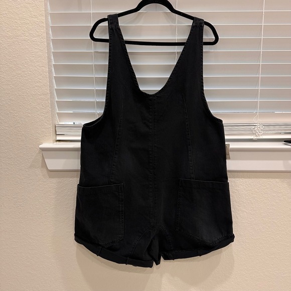 NEW We The Free High Roller Shortall Black True North Relaxed Oversized Boho M‎ - Picture 3 of 6